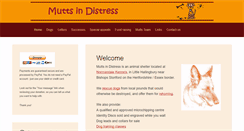 Desktop Screenshot of mutts-in-distress.org.uk